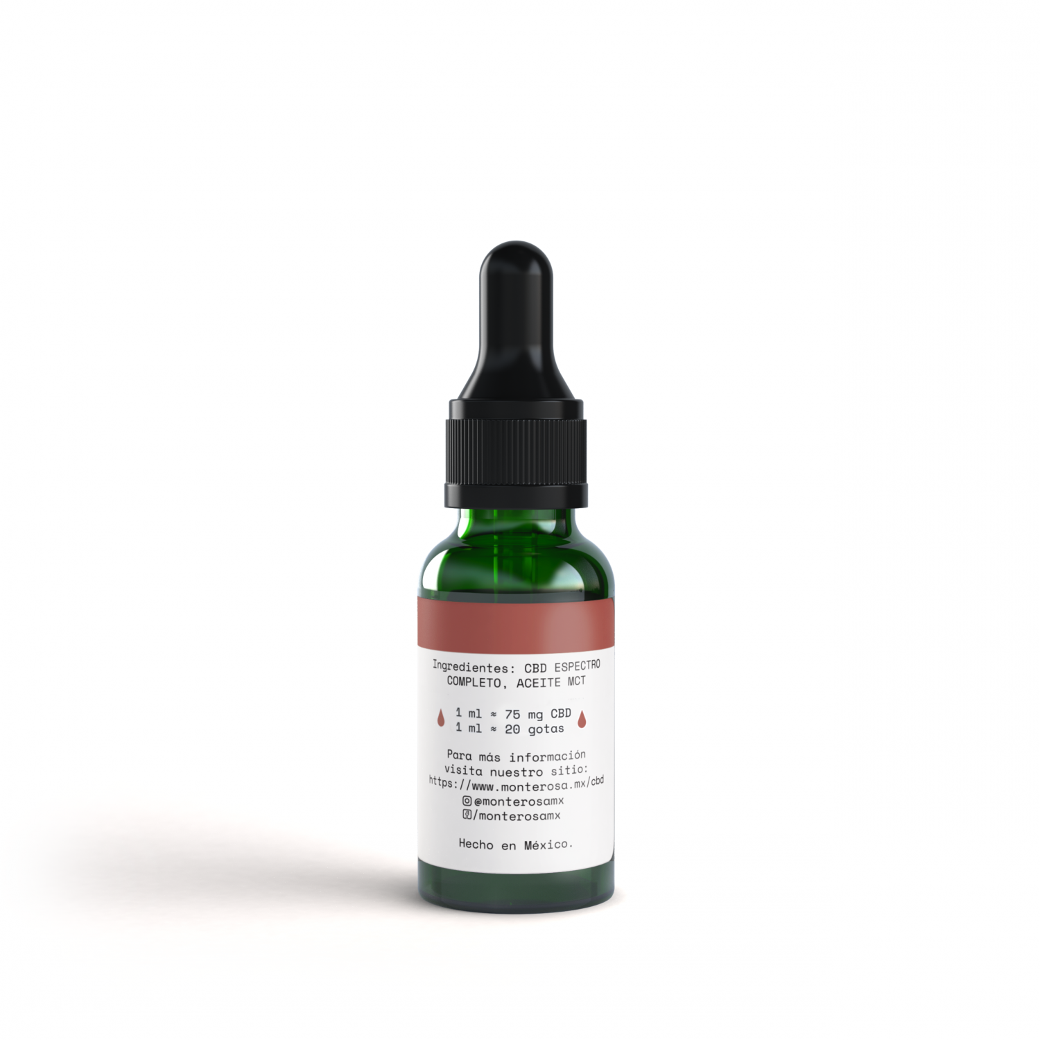 Aceite MonteRosa Espectro Completo Mascotas 1500 mg