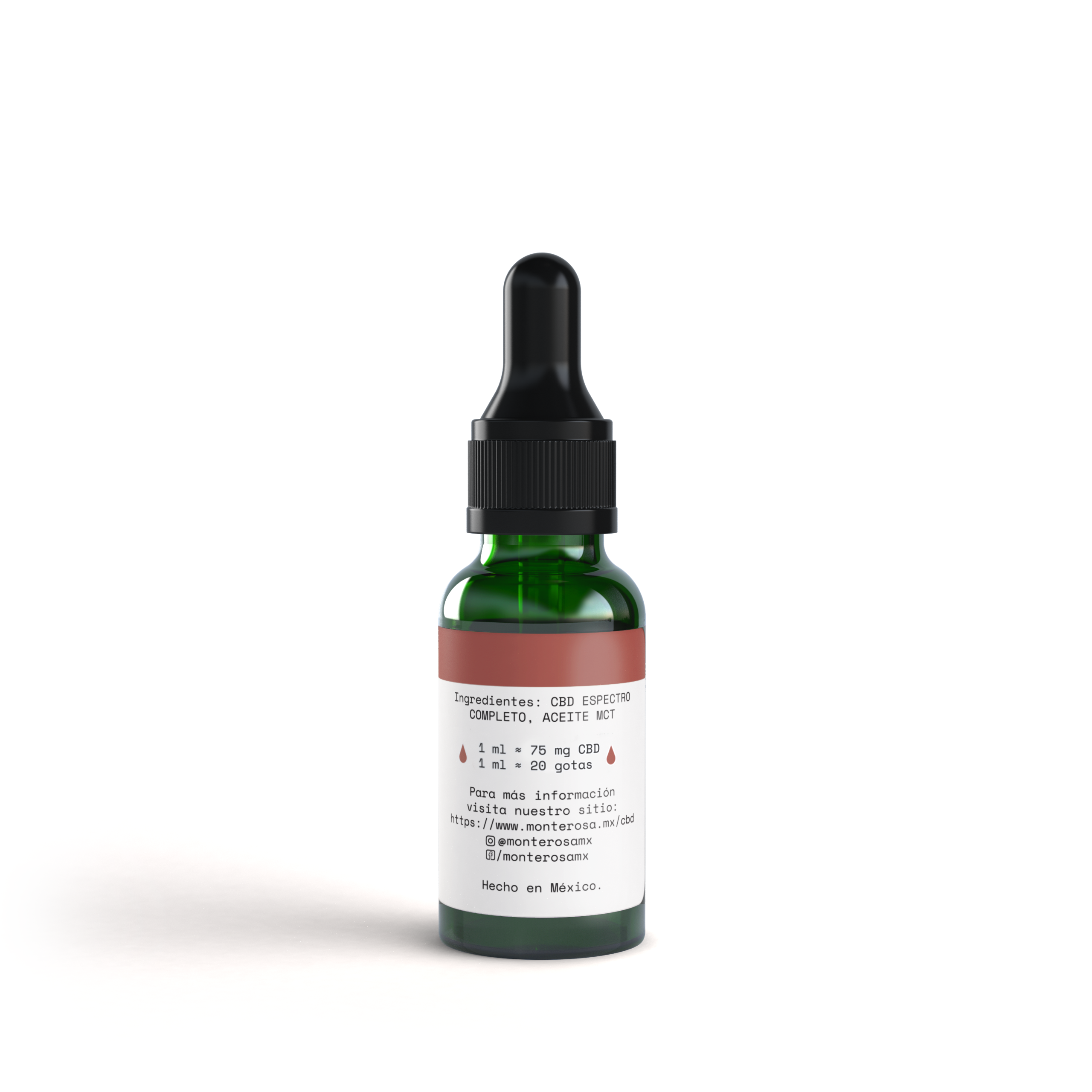 Gotero de aceite con 1500 mg de CBD- Natural – Denda Mexico
